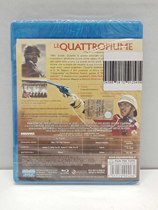 Le Quattropiume Film Bluray Blu-ray Italiano Nuovo Heath Ledger