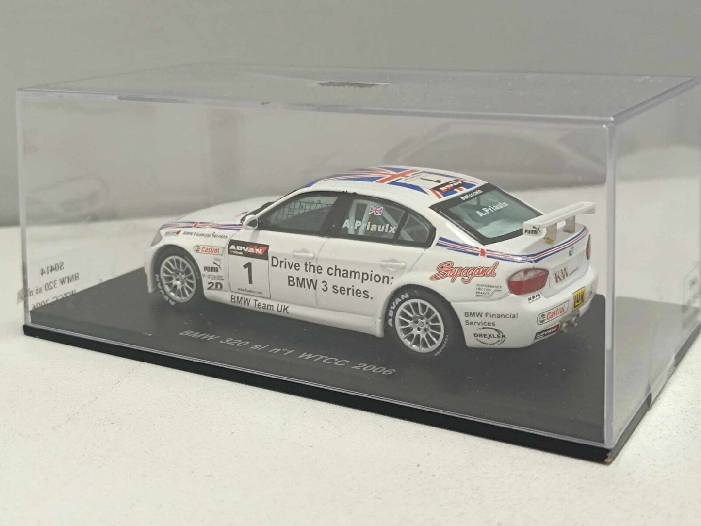 BMW 320 si #1 WTCC 2006 Andy Priaulx - Spark Model 1:43 Usato in box