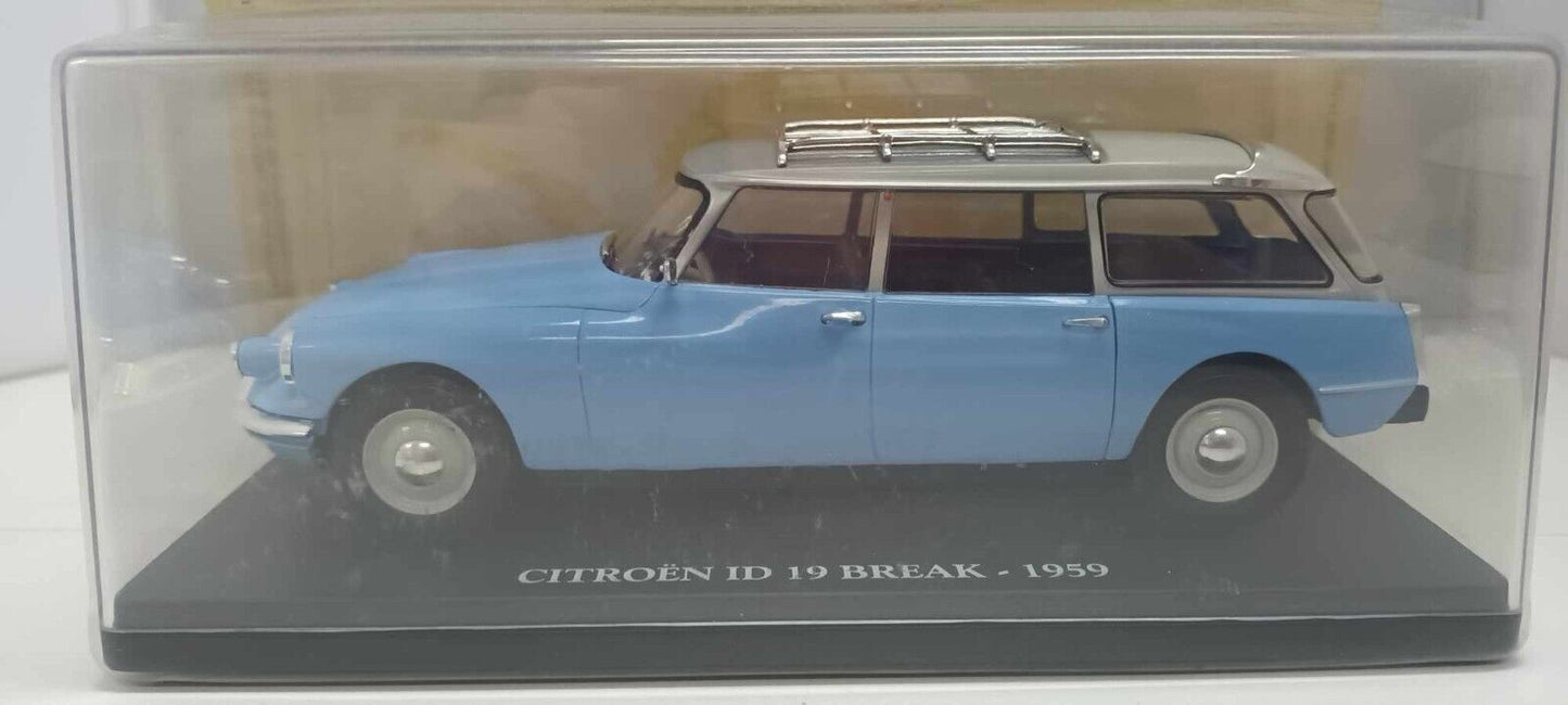 Citroen ID 19 Break 1959 Edicola Auto Vintage 1:24 Usato + Teca + Fascicolo