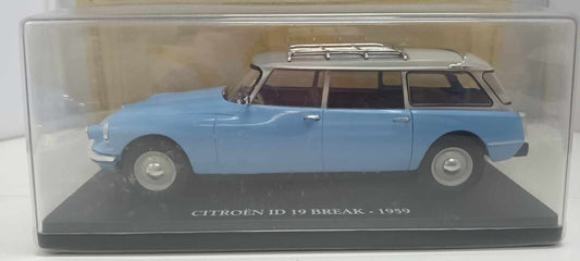Citroen ID 19 Break 1959 Edicola Auto Vintage 1:24 Usato + Teca + Fascicolo