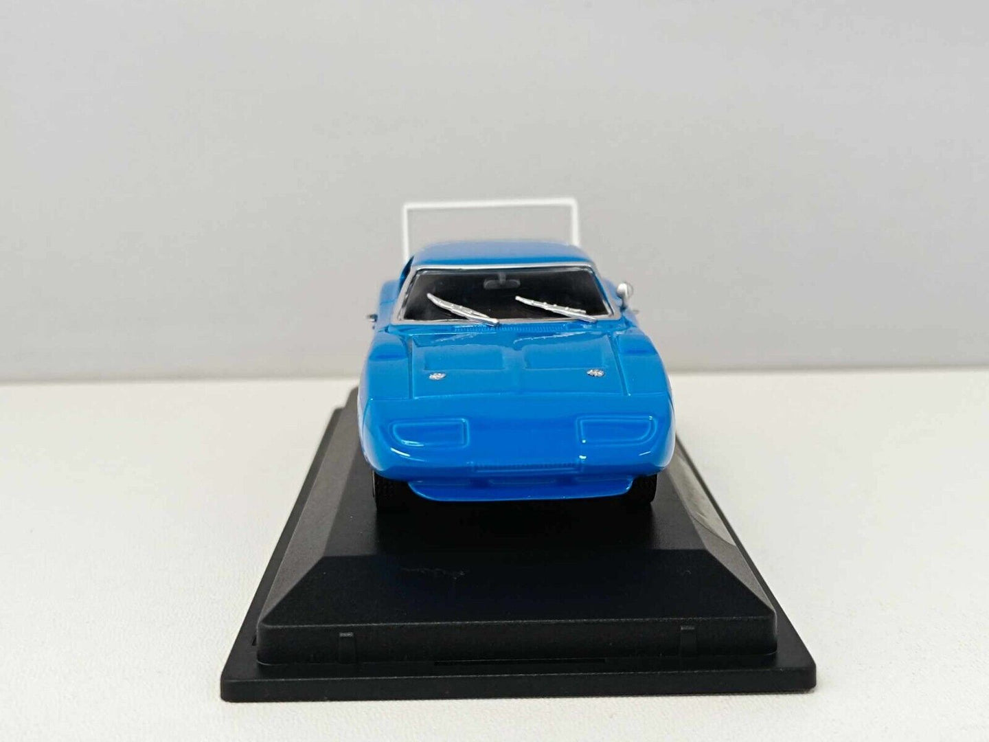 Dodge Charger Daytona 1969 Edicola 1/43 Muscle Car Azzurra Supporto + Teca Usato