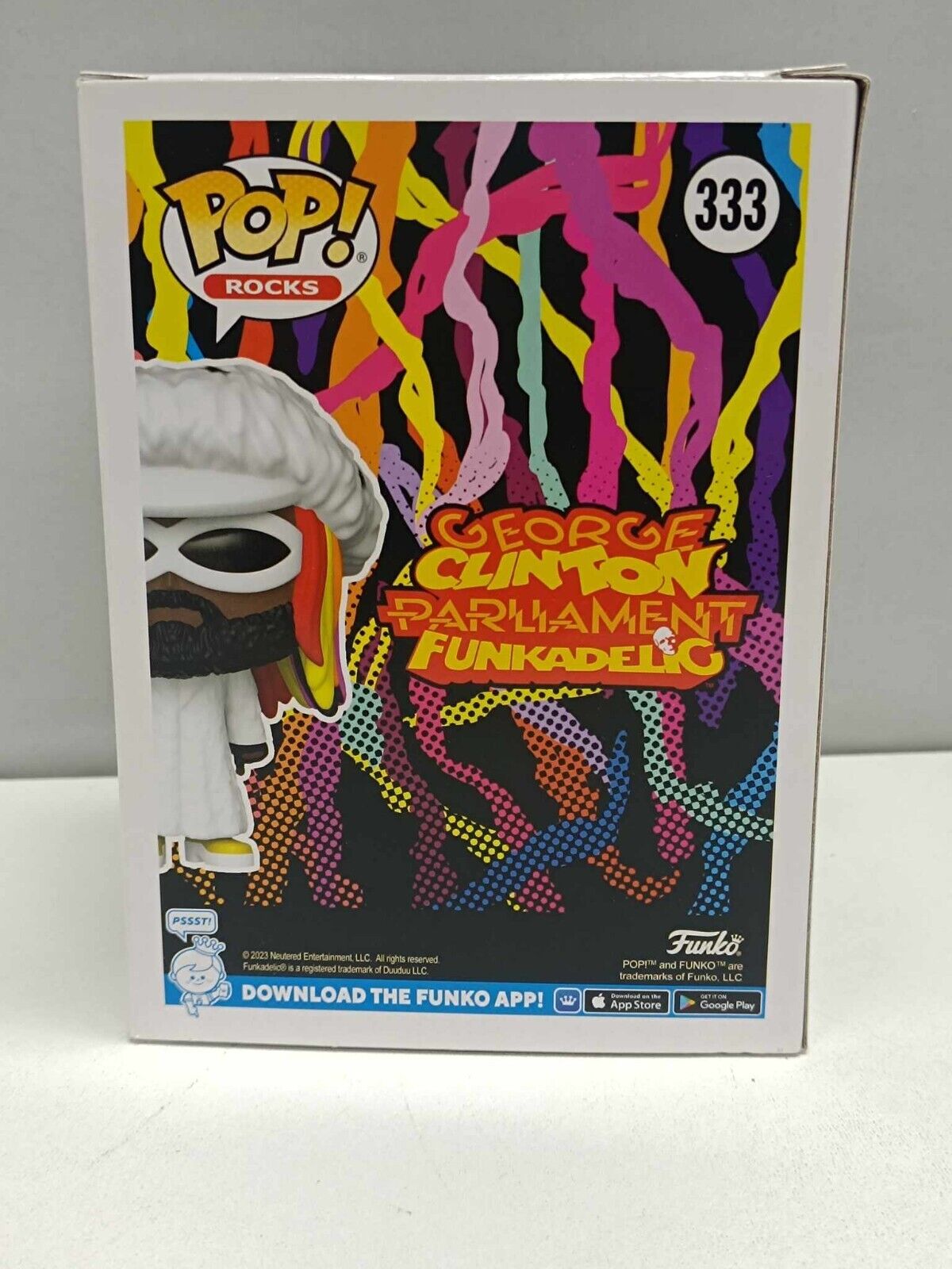 Funko Pop George Clinton Parliament Funkadelic #333 Nuovo