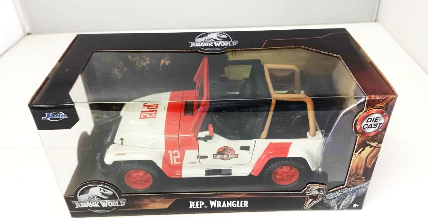 Jeep Wrangler Jurassic Park Jurassic World Jada 1/24 Nuovo GM Shop