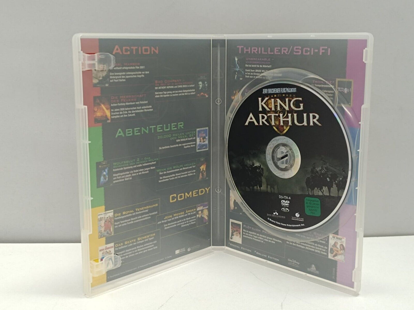 King Arthur Film DVD Italiano Ita Edizione Tedesca Usato
