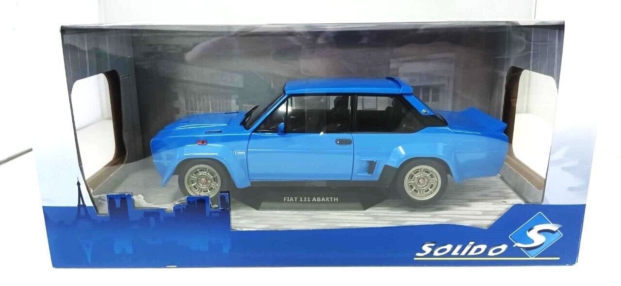 Fiat 131 Abarth Stradale 1980 Blu Blue Solido 1:18 Nuovo 1/18