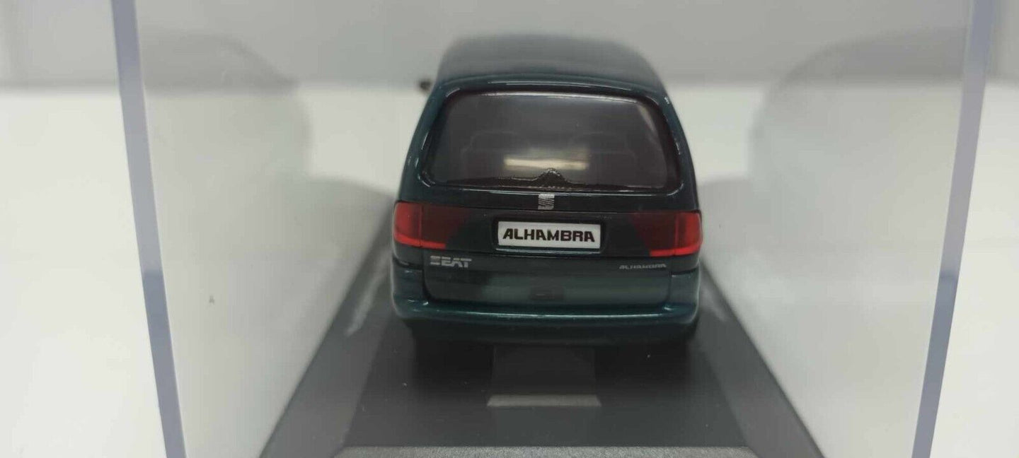 Seat Alhambra Herpa Seat Collection 1:43 Verde Metallizzato Usato + Teca GM Shop