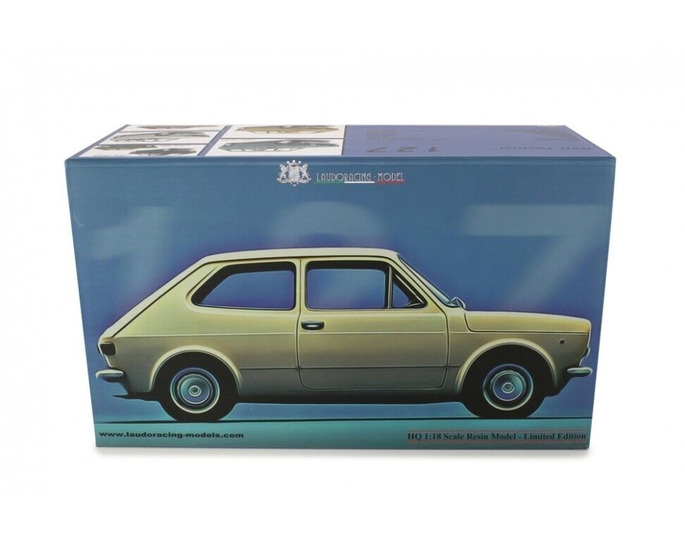 Fiat 127 Prima 1° Serie 1971 Blue Clair Azzurro Laudoracing 1:18 Nuovo Limitata