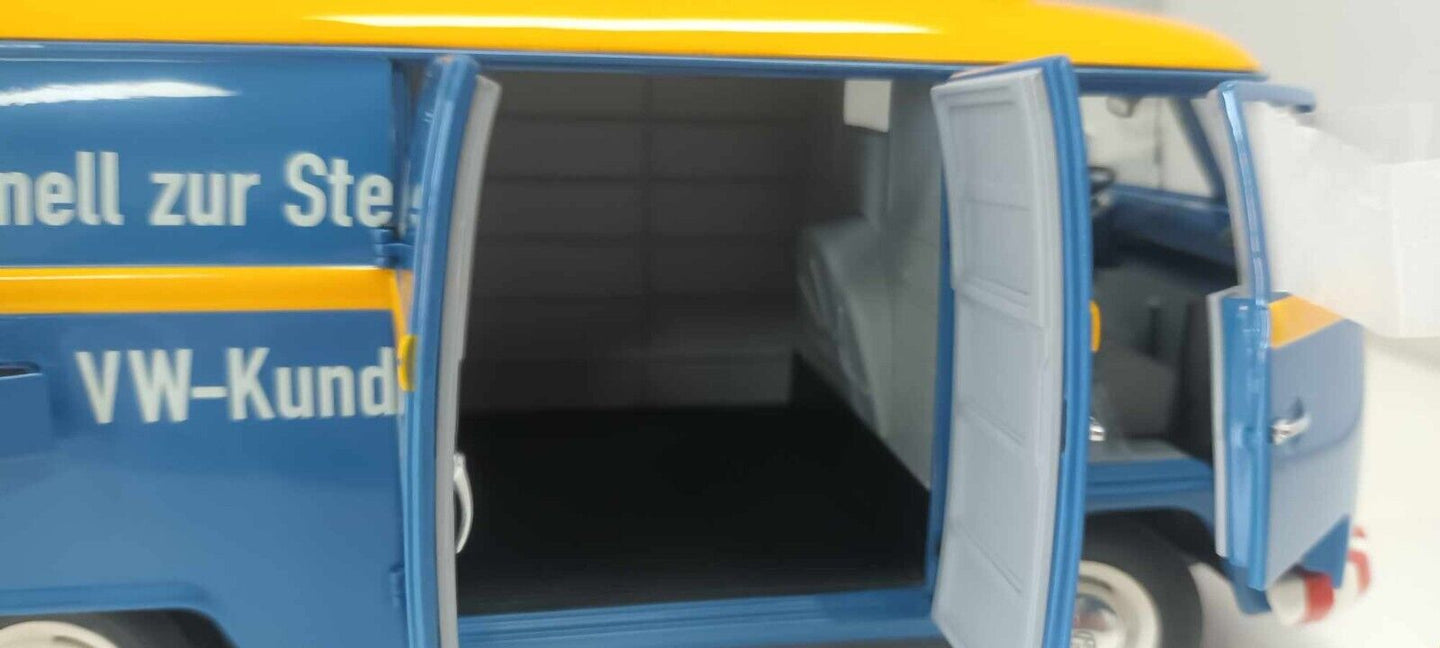 Volkswagen T1 b Kastenwagen VW-Kundendienst Servizio Clienti Schuco 1:18 Usato