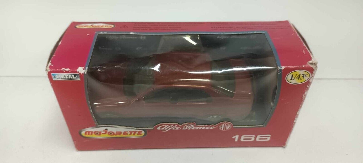 Alfa Romeo 166 Bordeaux Majorette 1:43 Usato + Box