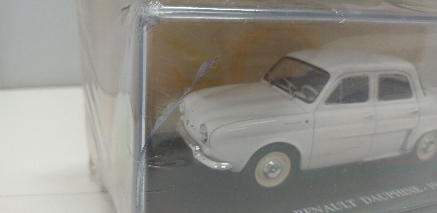 Renault Dauphine 1:24 Bianco Edicola Auto Vintage + Fascicolo GM Shop