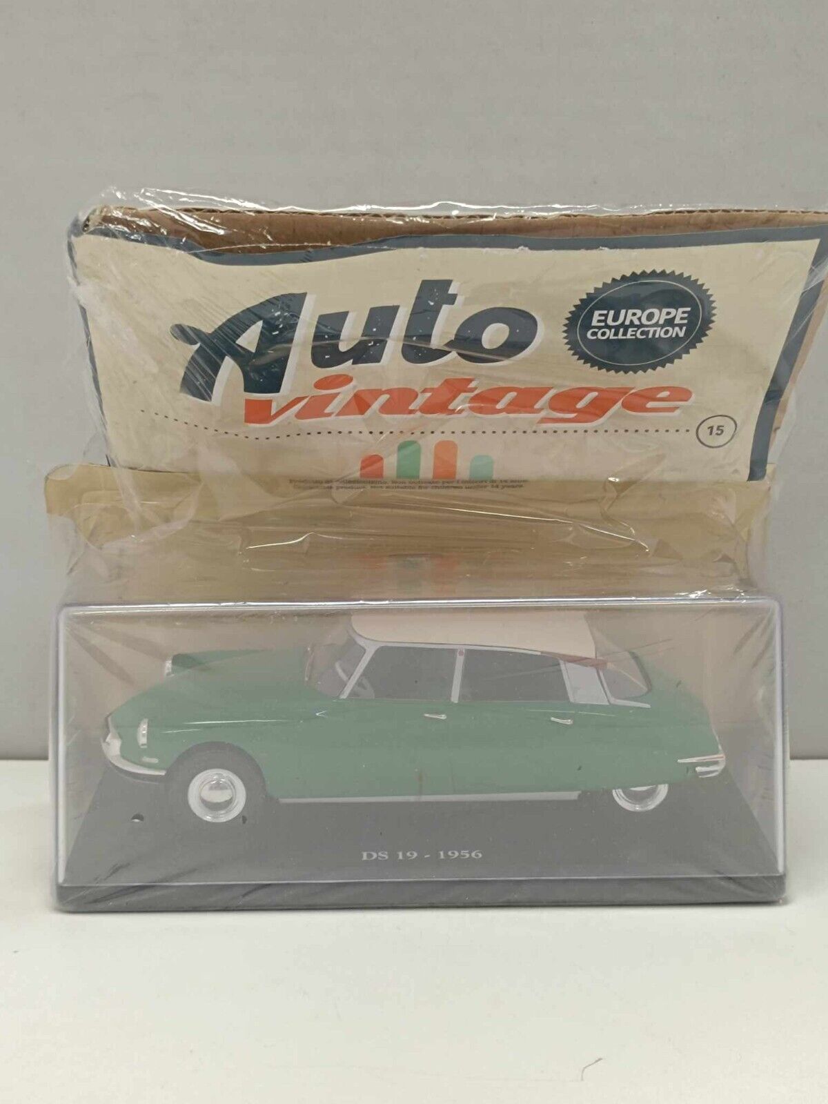 Citroen DS 19 - 1956 Verde Green Edicola Auto Vintage #15 - 1:24 Nuovo