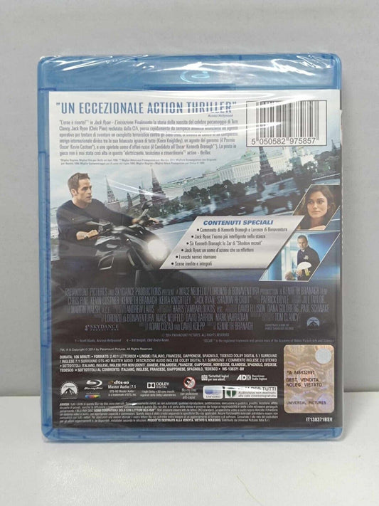 Jack Ryan L'iniziazione Tom Clancy Film Bluray Blu-ray Italiano Nuovo