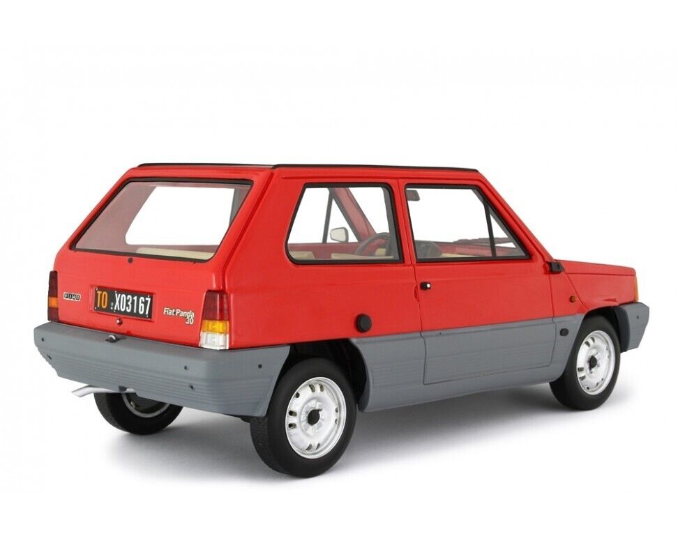 Fiat Panda 30 - 1980 Red Rosso Siam Laudoracing 1:18 Nuovo Edizione Limitata