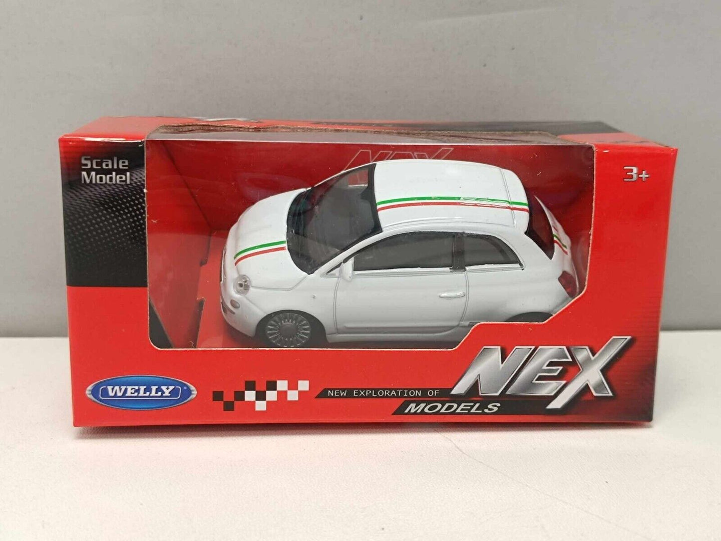 Fiat 500 - 2007 Bianco White - Welly Nex 1:43 Nuovo