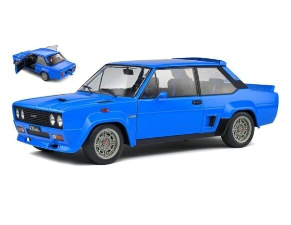 Fiat 131 Abarth Stradale 1980 Blu Blue Solido 1:18 Nuovo 1/18