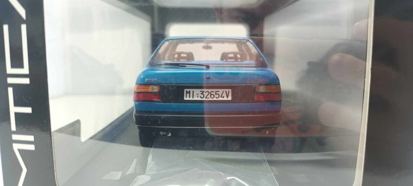 Fiat Croma 2.0 Turbo IE 1985 Blue Dry Azzurro Metallizzato Mitica 1:18 Nuovo