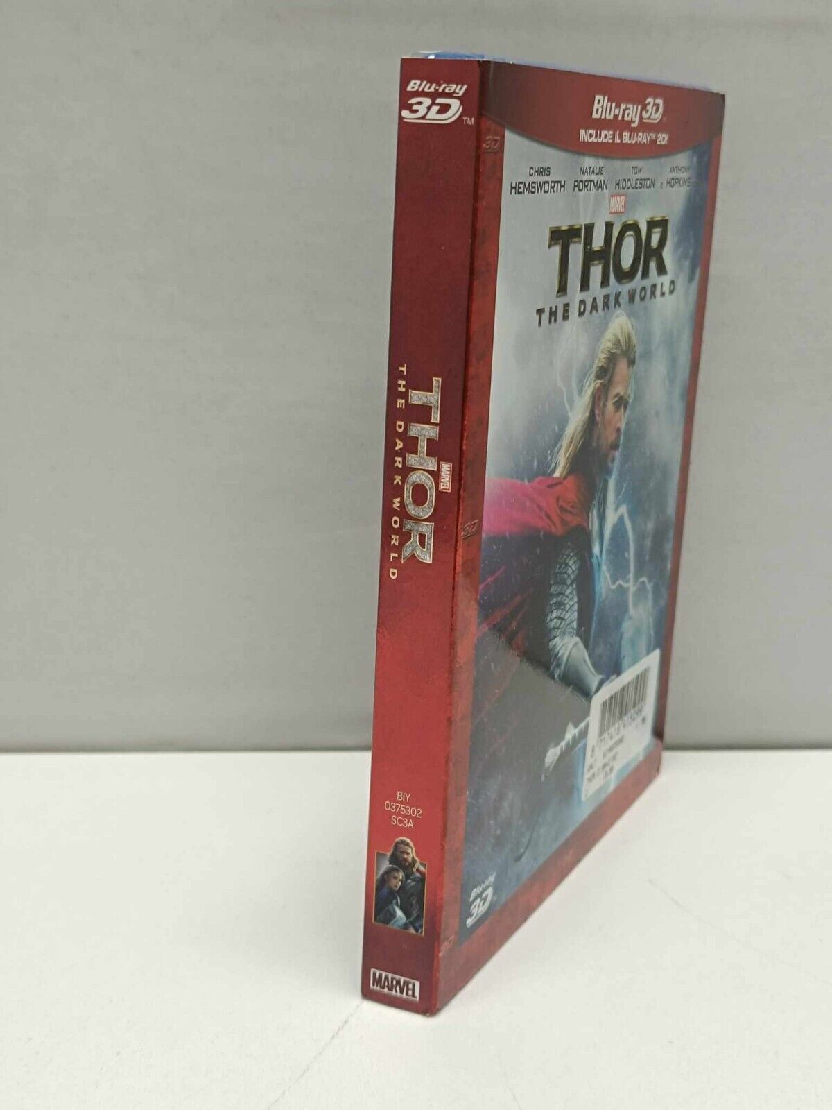 Thor The Dark World Mrvel Film Bluray Blu-ray 3D Italiano Nuovo Cartoncino