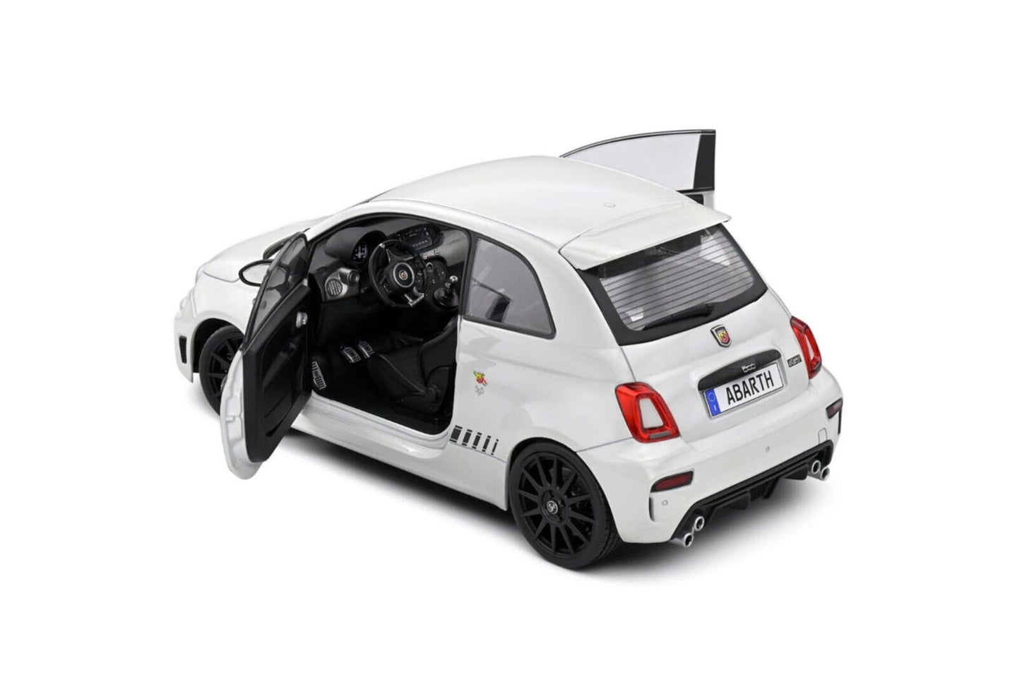 Fiat Nuova 500 Abarth 595 - 2022 Bianco White - Solido 1:18 Nuovo 1/18