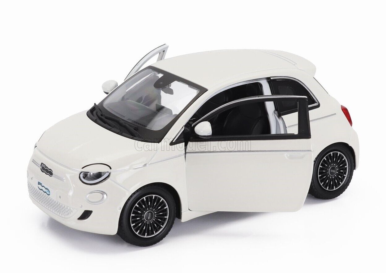 Fiat 500e 500 e 2023 Elettrica Bianco White Burago 1:24 Bburago 1/24 Nuovo