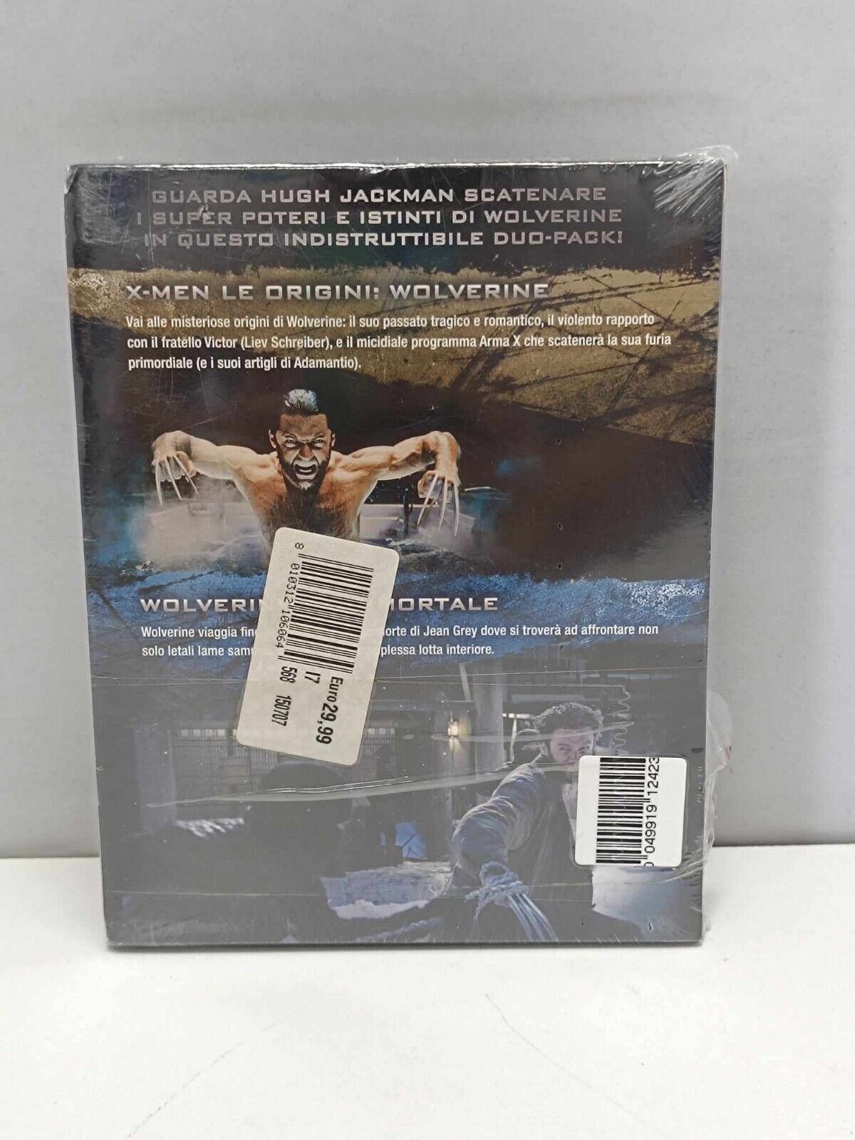 Wolverine Duo Pack X-Men Le Origini Film Bluray Italiano Ita Nuovo
