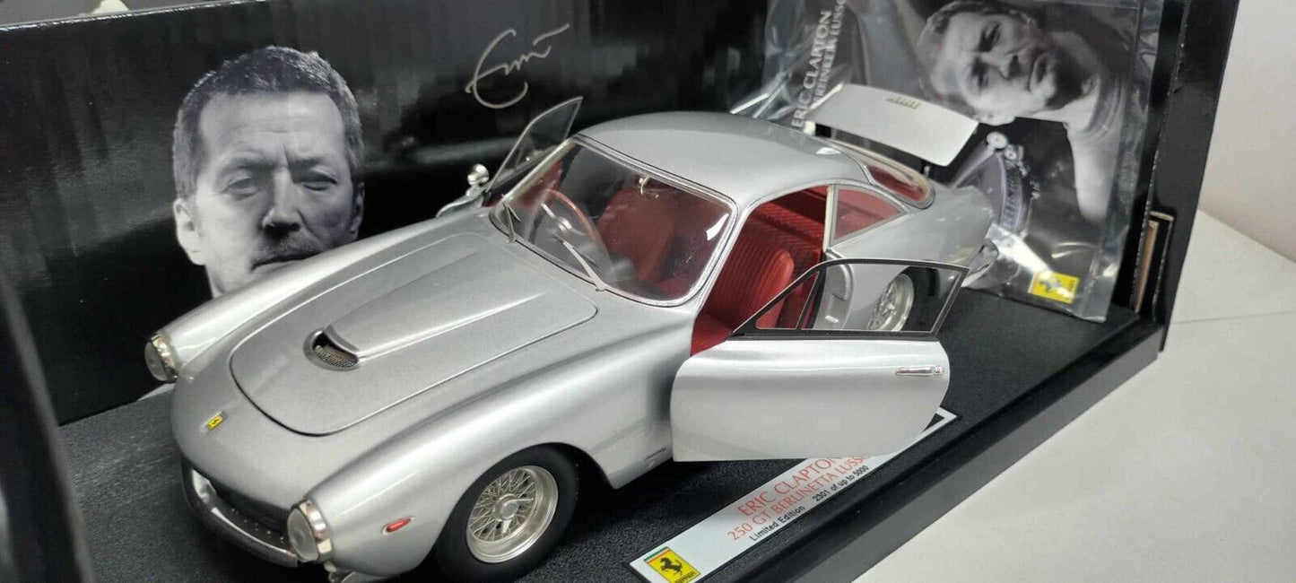 Ferrari 250 GT Berlinetta Lusso Eric Clepton Hot Wheels Elite 1:18 Usato + Box