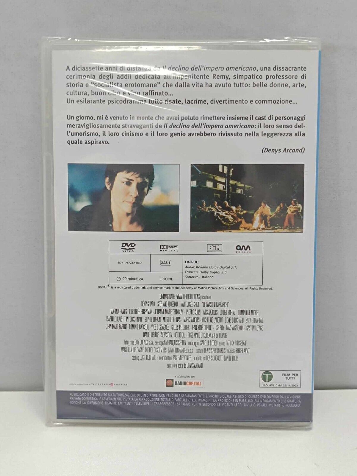 Le Invasioni Barbariche Film DVD Italiano Ita Nuovo
