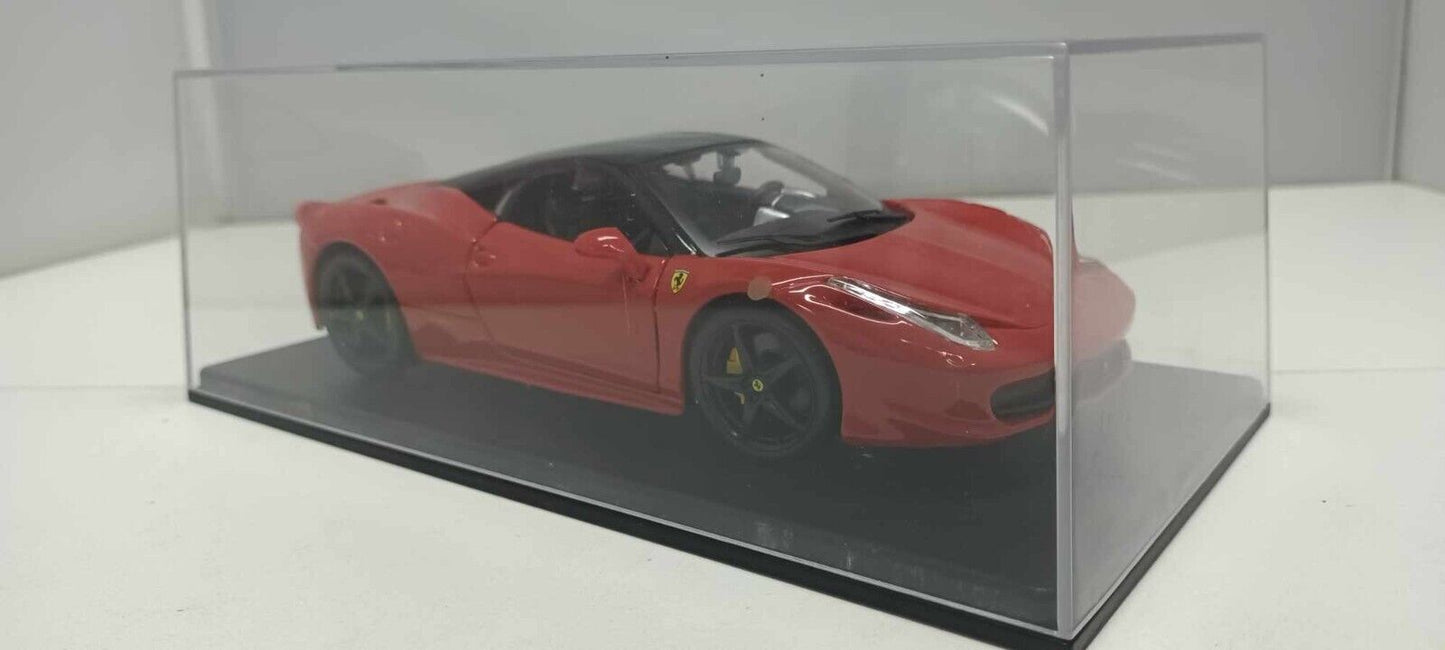 Ferrari 458 Italia 2009 Edicola / Burago Red 1:24 Ferrari Collection Usato