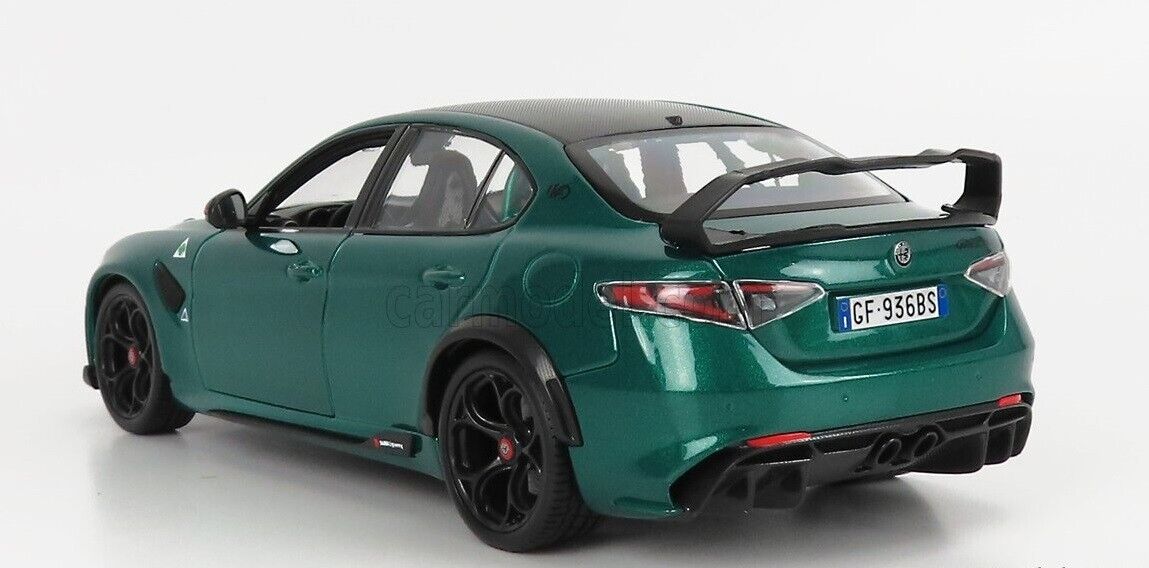 Alfa Romeo Giulia GTAm Verde Metallizzato 2020 Burago 1:18 Nuovo 1/18