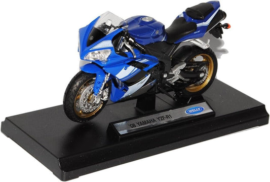 Yamaha YZF-R1 2008 Blu Blue Welly 1:18 Nuovo 1/18