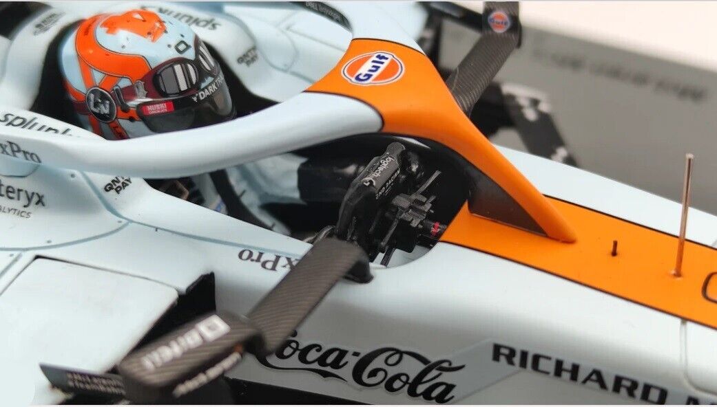 Formula 1 McLaren MCL35M 3rd Monaco GP 2021 Lando Norris #4 Spark 1:18 Nuovo