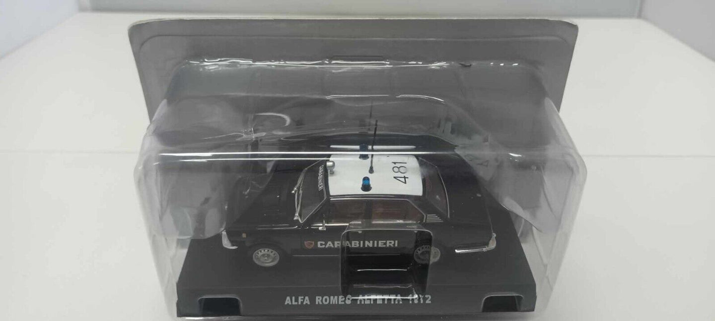Alfa Romeo Alfetta 1972 Carabinieri Edicola Deagostini 1:43 Usato + Blister