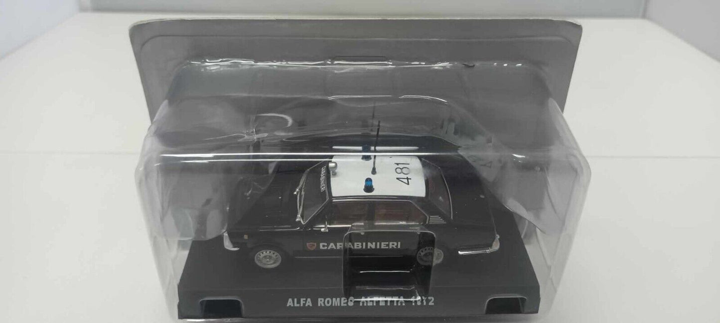 Alfa Romeo Alfetta 1972 Carabinieri Edicola Deagostini 1:43 Usato + Blister