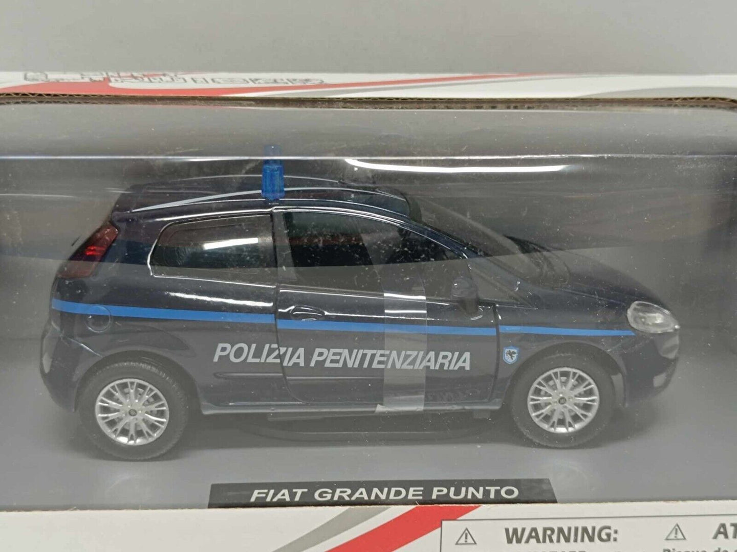 Fiat Punto Polizia Penitenziaria 2006 - New Ray 1:24 Modellino Auto Nuovo