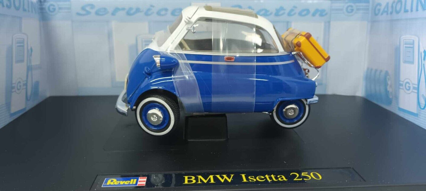 BMW Isetta 250 1959 Revell 1/18 Blu Usato + Box