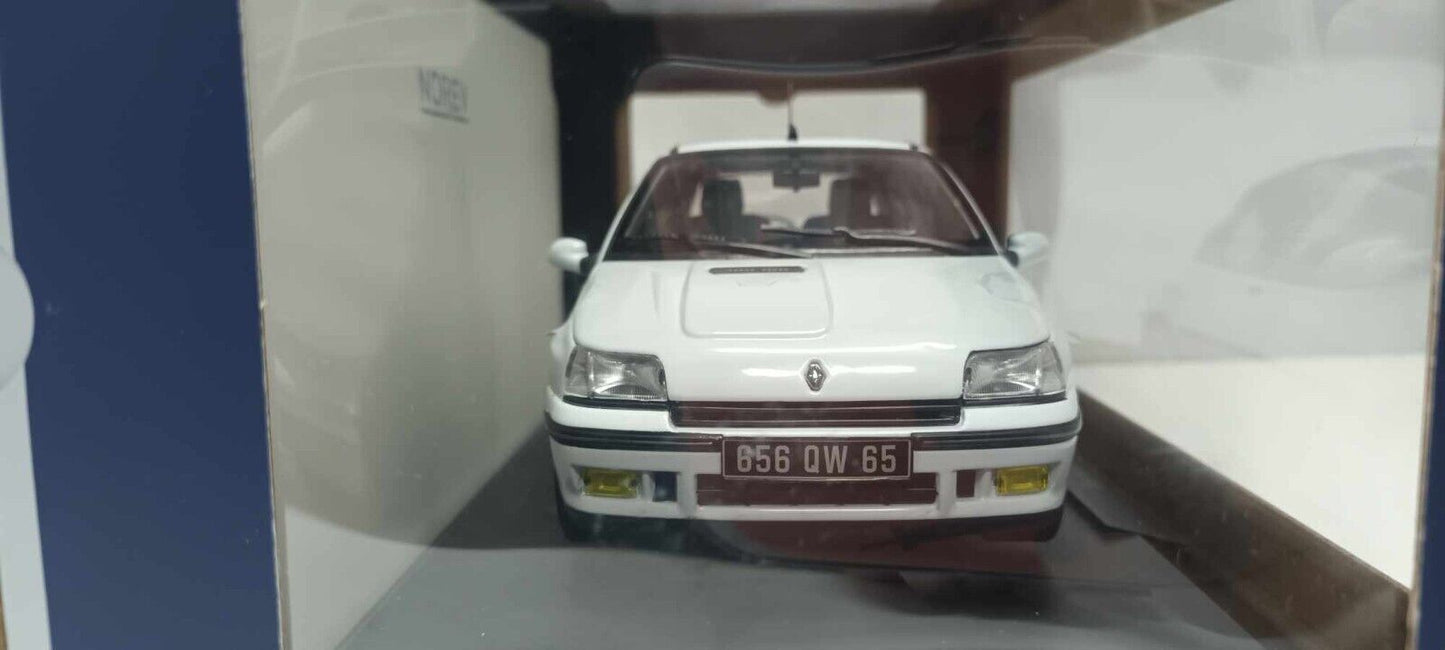 Renault Clio 16S 1991 Glacier White Norev 1:18 Bianco Nuovo 185251 GM Shop
