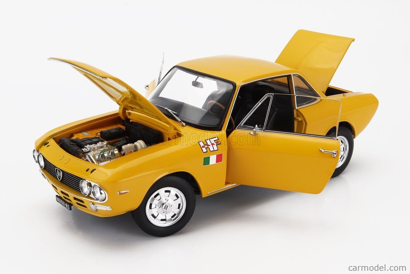 Lancia Fulvia 1600 HF 1971 Orange Giallo Sabbia Norev 1:18 Limited Edition Nuovo