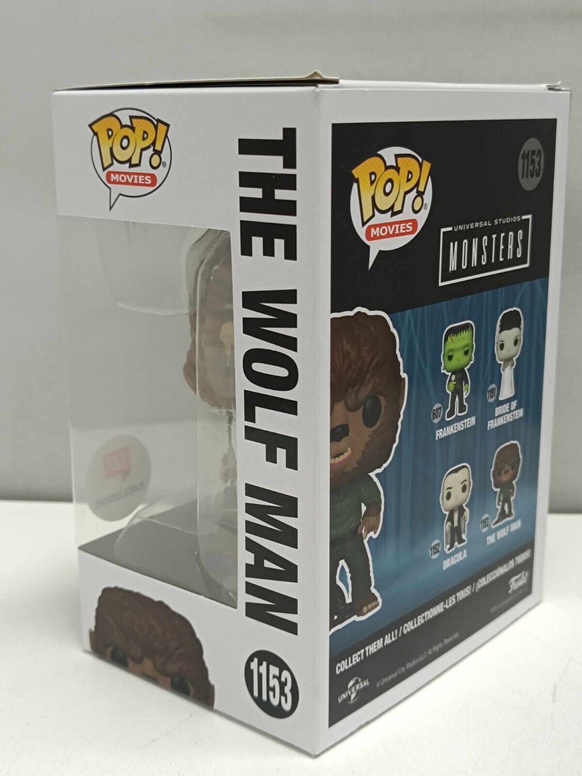 Funko Pop Monsters The Wolf Man #1153 Nuovo