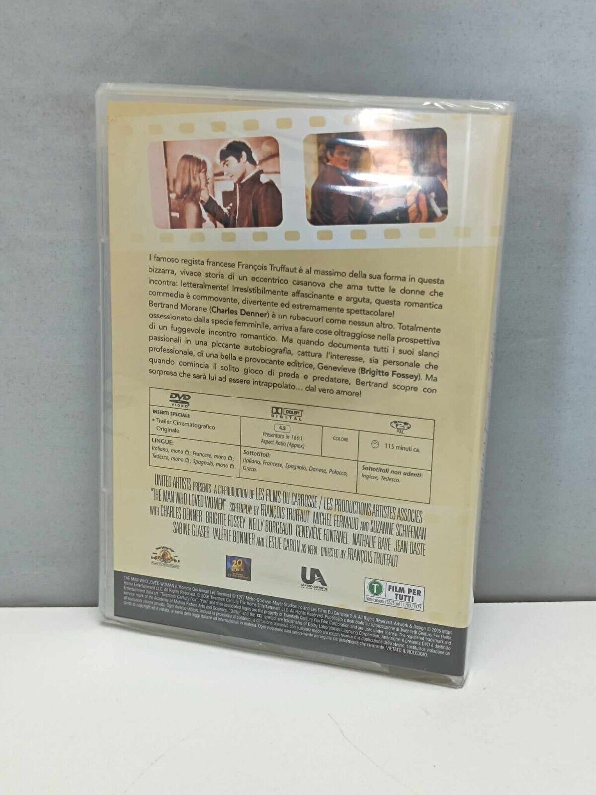 L'Uomo Che Amava Le Donne Film DVD Ita Nuovo Francois Truffaut Fuori Catalogo 