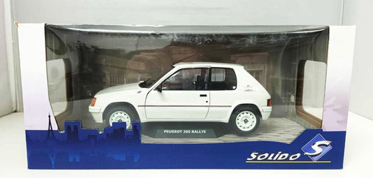 Peugeot 205 Rallye MK1 1988 Solido 1:18 Nuovo Bianco 1/18