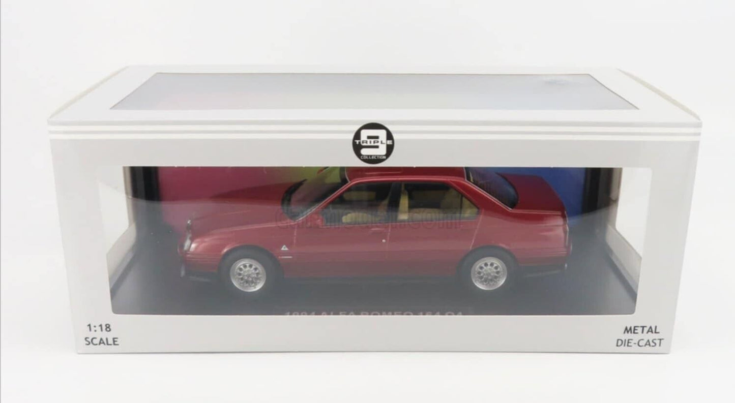 Alfa Romeo 164 Q4 1994 Proteo Red Metallic Rosso Amaranto Triple9 1:18 Triple 9