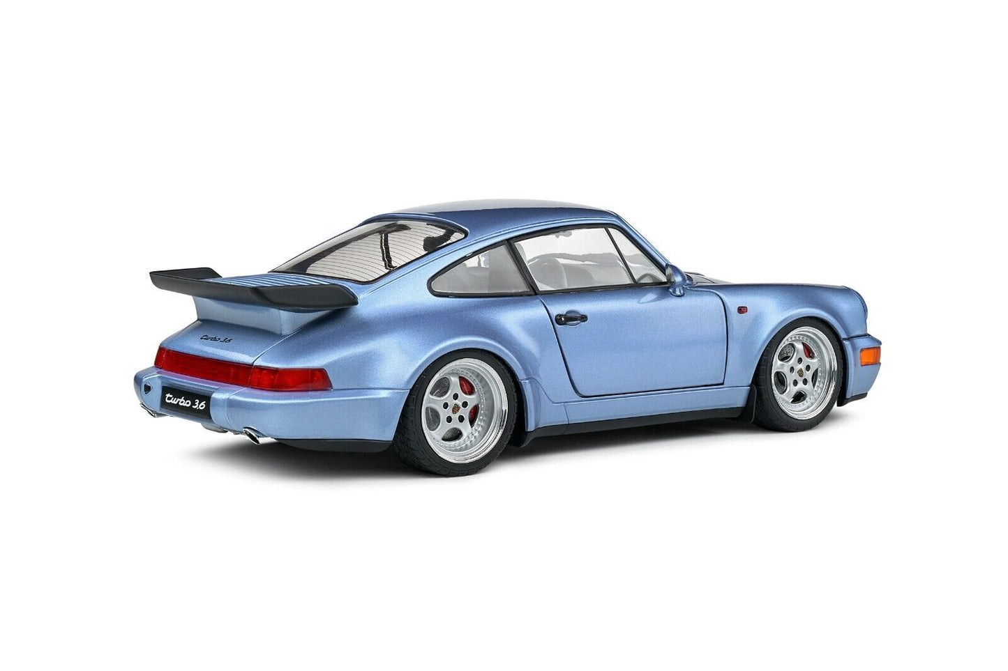 Porsche 911 - 964 Turbo 1990 Blu Horizon Blue Metallizzato Solido 1:18 Nuovo