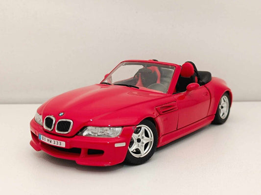 Bmw Z3 M Roadster - Burago 1:24 Rosso GM Shop