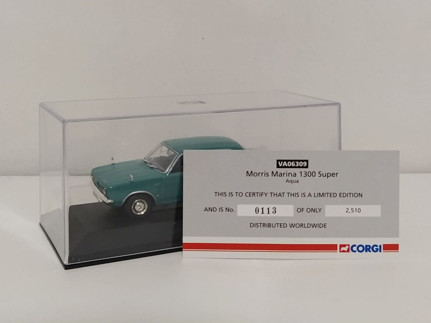 Morris Marina 1300 Super Aqua - Corgi 1:43 GM Shop