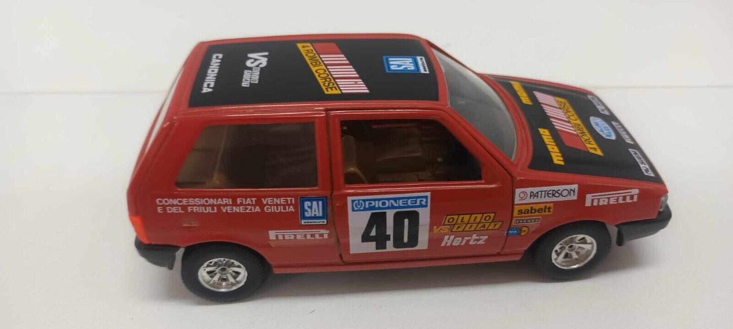 Fiat Uno Turbo #40 Obsoleta Burago 1:24 Usato Made In Italy 1/24