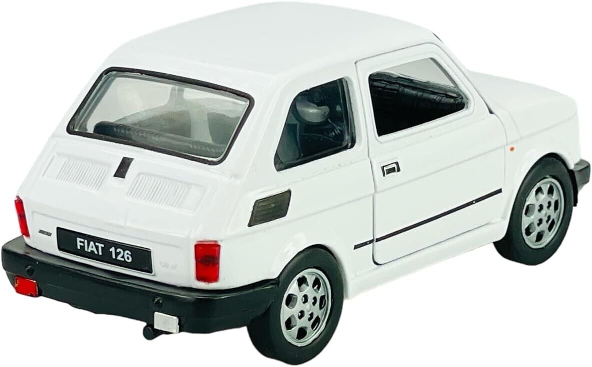 Fiat 126 White Bianco 1972 Welly Nex 1:21 NO 1:24 Nuovo 1/21 Equivalente Polsky