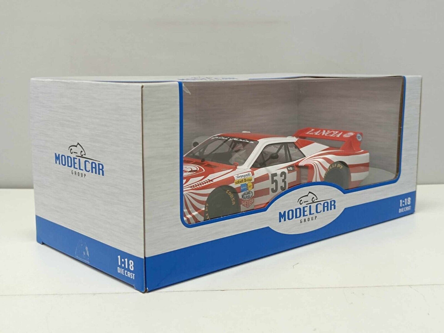 Lancia Beta Monte Carlo Gr.5 #53 6 Hours of Silverstone 1980 Modelcar MCG 1:18