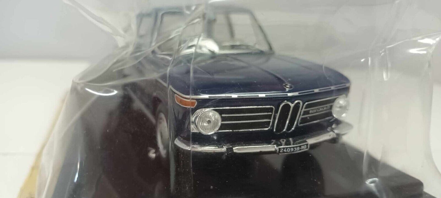BMW 1600ti 1968 Blu Notte Edicola 1:24 Usato + Blister