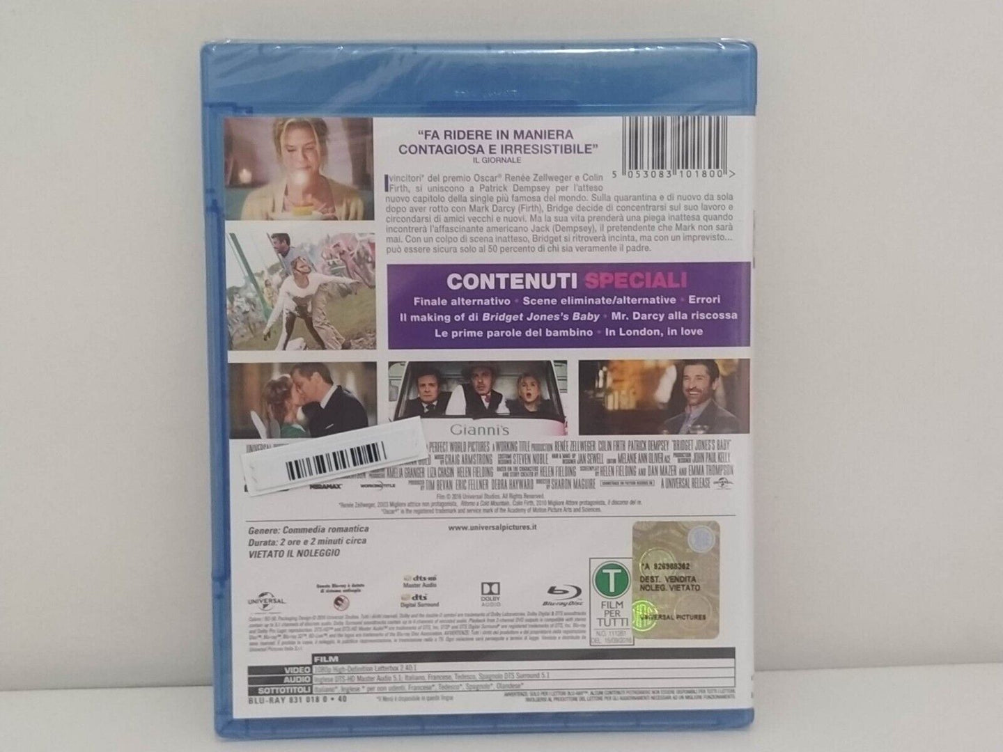 Bridget Jones's Baby Film Blu Ray Nuovo Sigillato GM Shop
