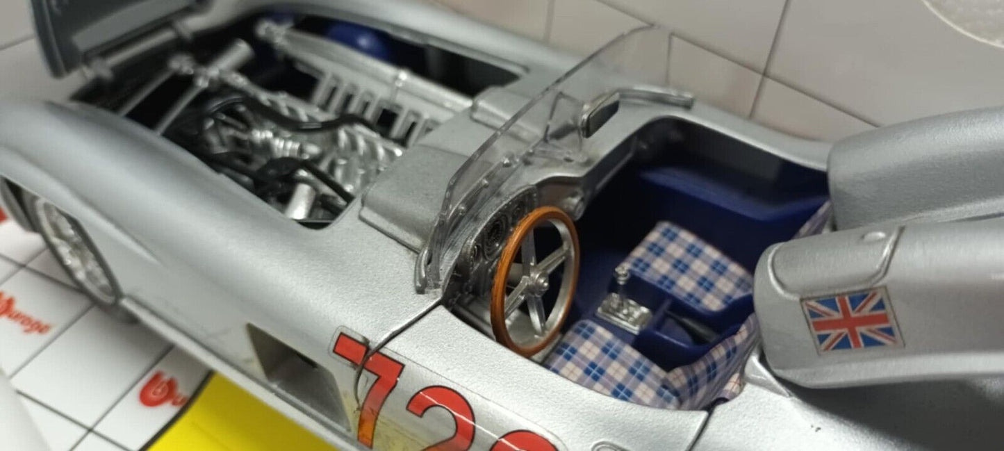 Mercedes - Benz 300 SLR M.M. #722 Burago Bburago 1:18 Made in Italy Usato 1/18