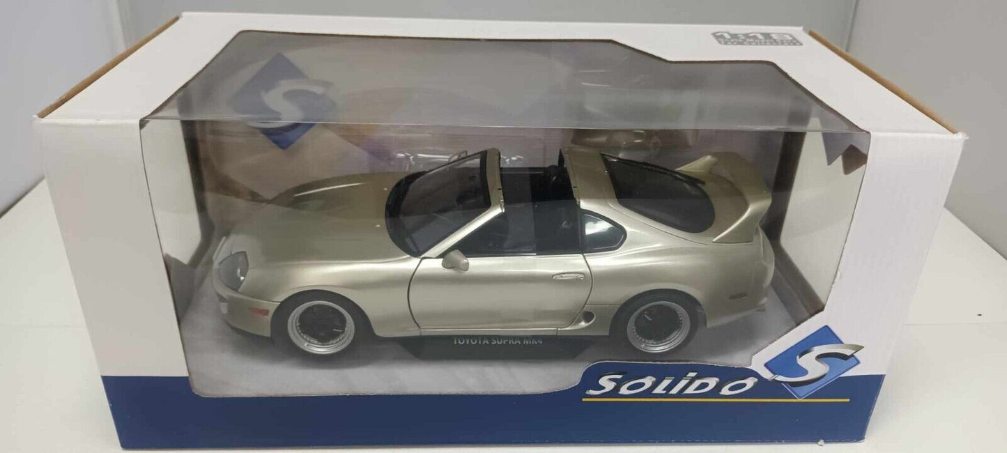 Toyota Supra MK4 Targa Roof A80 Quicksilver FX 1998 Solido 1:18 Nuovo 1/18